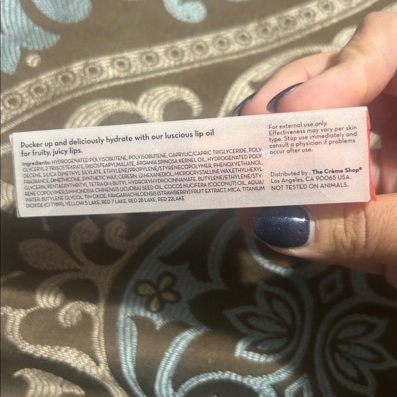 The Crème Shop Strawberry Jelly Luscious Lip Oil - Picture 5 of 6